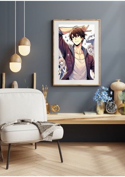Ti-Play Zaka Anime Series Illyara AS35 35X50 Çerçevesiz Karton Poster Uv Baskı