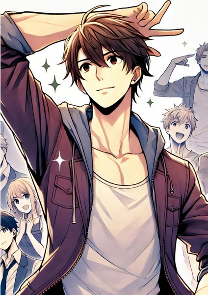 Ti-Play Zaka Anime Series Illyara AS35 35X50 Çerçevesiz Karton Poster Uv Baskı