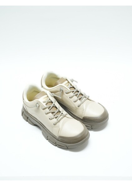 Twingo Günlük Unisex Kısa Spor Bot, Bej (Ladik)