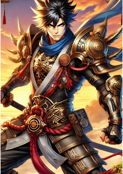 Ti-Play Zaka Anime Series Lysithar AS208 35X50 Çerçevesiz Karton Poster Uv Baskı
