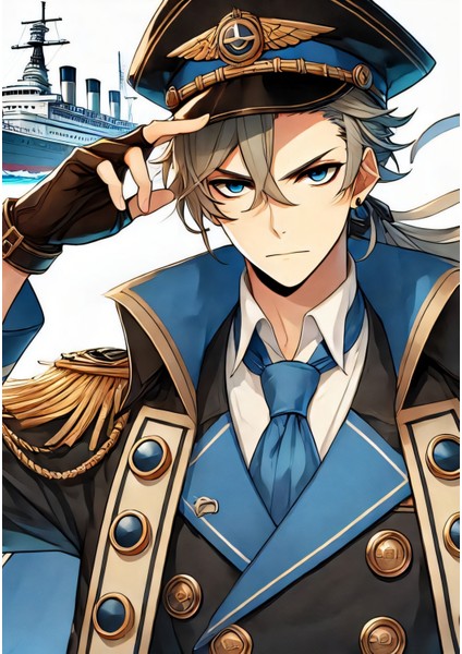 Ti-Play Zaka Anime Series Kaelindor AS50 35X50 Çerçevesiz Karton Poster Uv Baskı