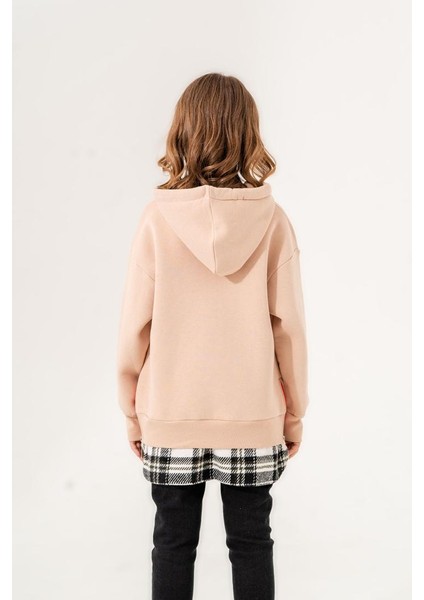 Kız Çocuk Kapşonlu Üç Iplik Sweatshirt G4532 fırsatları