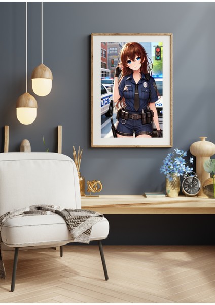 Ti-Play Zaka Anime Series Fiorina AS29 35X50 Çerçevesiz Karton Poster Uv Baskı