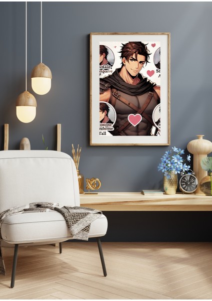 Ti-Play Zaka Anime Series Vanyrion AS31 35X50 Çerçevesiz Karton Poster Uv Baskı