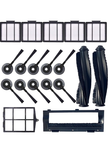 Köpekbalığı Süpürgesi Aksesuarları Filtre RV850 S87 R85 Yan Fırça Ana Fırça Filtre Ekranı Ana Fırça Kapağı (Yurt Dışından)