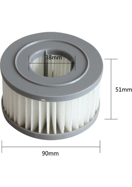 Jımmy JV85/JV85 Pro/h9 Pro Elektrikli Süpürge Gri Için 3 Adet Hepa Filtre (Yurt Dışından)