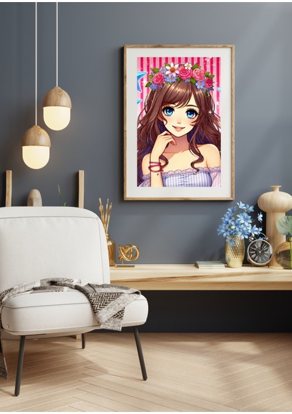 Ti-Play Zaka Anime Series Azalith AS86 35X50 Çerçevesiz Karton Poster Uv Baskı