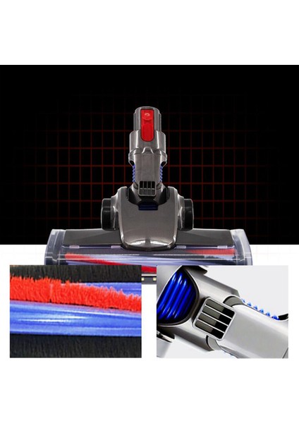 V8 V10 V11 Elektrikli Süpürgeler Için Zemin Rulo Fırçası Parçaları Döndürülebilir Ek Parça (Yurt Dışından)