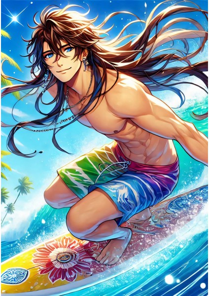 Ti-Play Zaka Anime Series Vynthor AS212 35X50 Çerçevesiz Karton Poster Uv Baskı