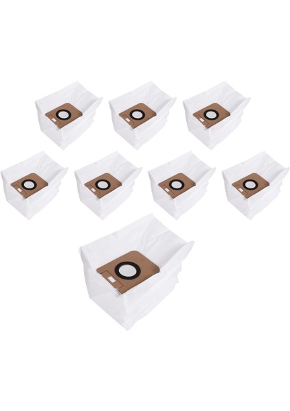 Bot D10 Plus RLS3D Elektrikli Süpürge Yedek Parça Aksesuarları Için 8 Adet Toz Torbası (Yurt Dışından)