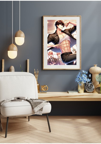 Ti-Play Zaka Anime Series Zephyros AS20 35X50 Çerçevesiz Karton Poster Uv Baskı