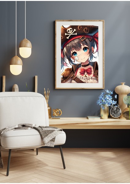 Ti-Play Zaka Anime Series Mirithra AS82 35X50 Çerçevesiz Karton Poster Uv Baskı