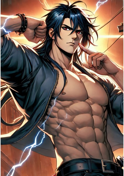 Ti-Play Zaka Anime Series Xylaris AS100 35X50 Çerçevesiz Karton Poster Uv Baskı