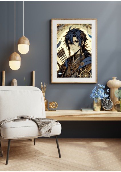 Ti-Play Zaka Anime Series Zyntheris AS121 35X50 Çerçevesiz Karton Poster Uv Baskı