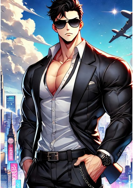 Ti-Play Zaka Anime Series Dorianth AS67 35X50 Çerçevesiz Karton Poster Uv Baskı