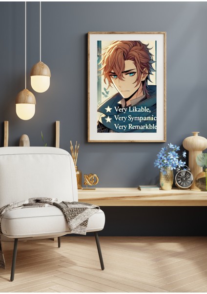 Ti-Play Zaka Anime Series Lysindor AS260 35X50 Çerçevesiz Karton Poster Uv Baskı