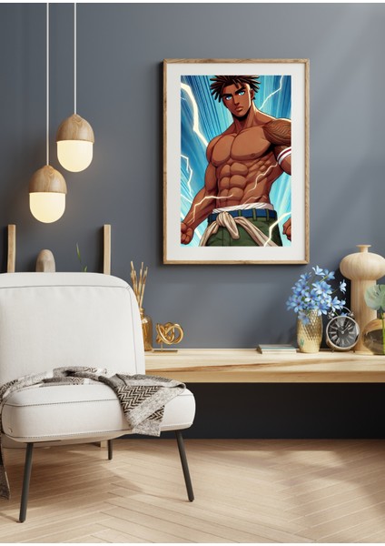 Ti-Play Zaka Anime Series Xytherionis AS247 35X50 Çerçevesiz Karton Poster Uv Baskı