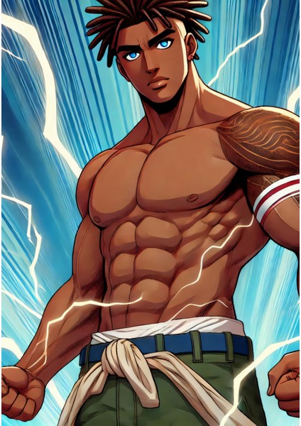 Ti-Play Zaka Anime Series Xytherionis AS247 35X50 Çerçevesiz Karton Poster Uv Baskı