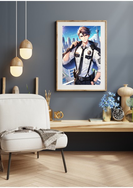 Ti-Play Zaka Anime Series Mirvalis AS138 35X50 Çerçevesiz Karton Poster Uv Baskı