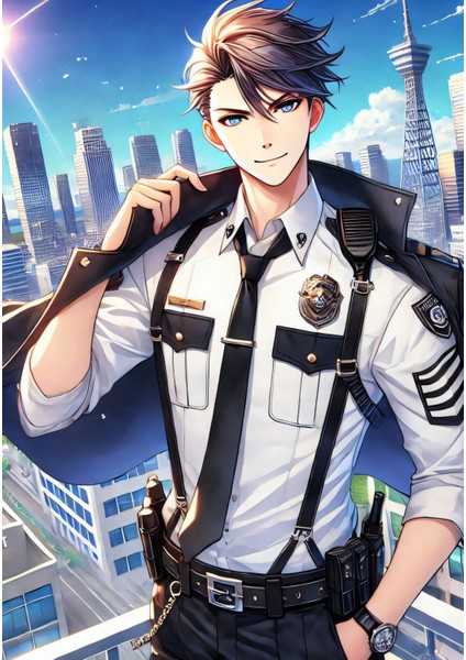Ti-Play Zaka Anime Series Mirvalis AS138 35X50 Çerçevesiz Karton Poster Uv Baskı
