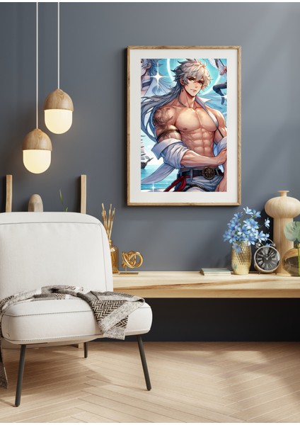 Ti-Play Zaka Anime Series Meloriel AS145 35X50 Çerçevesiz Karton Poster Uv Baskı