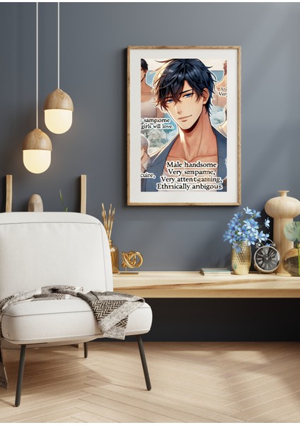 Ti-Play Zaka Anime Series Astra AS270 35X50 Çerçevesiz Karton Poster Uv Baskı