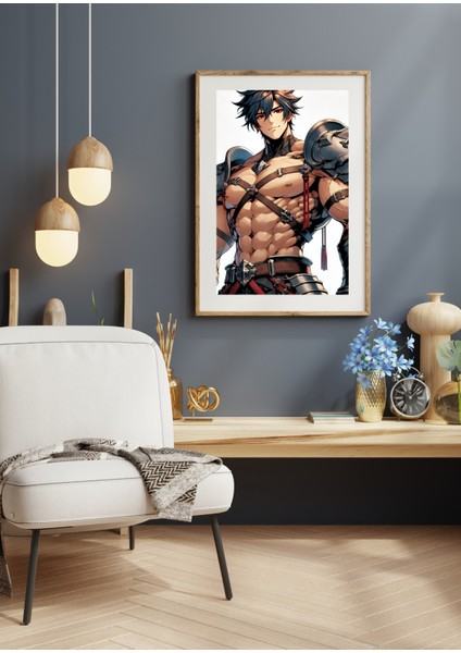 Ti-Play Zaka Anime Series Elyndarith AS235 35X50 Çerçevesiz Karton Poster Uv Baskı