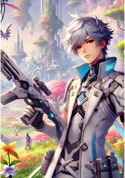 Ti-Play Zaka Anime Series Elyris AS171 35X50 Çerçevesiz Karton Poster Uv Baskı