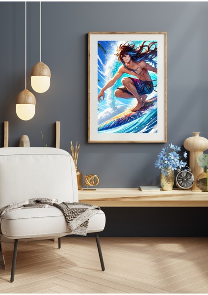 Ti-Play Zaka Anime Series Kylarith AS213 35X50 Çerçevesiz Karton Poster Uv Baskı