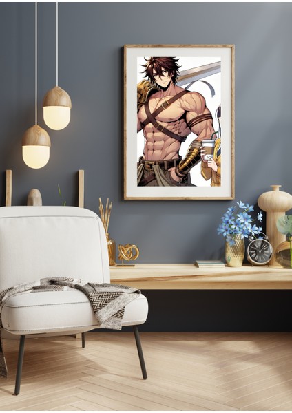 Ti-Play Zaka Anime Series Oryndarion AS236 35X50 Çerçevesiz Karton Poster Uv Baskı