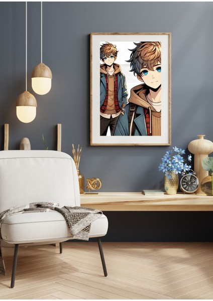 Ti-Play Zaka Anime Series Tyrondor AS61 35X50 Çerçevesiz Karton Poster Uv Baskı