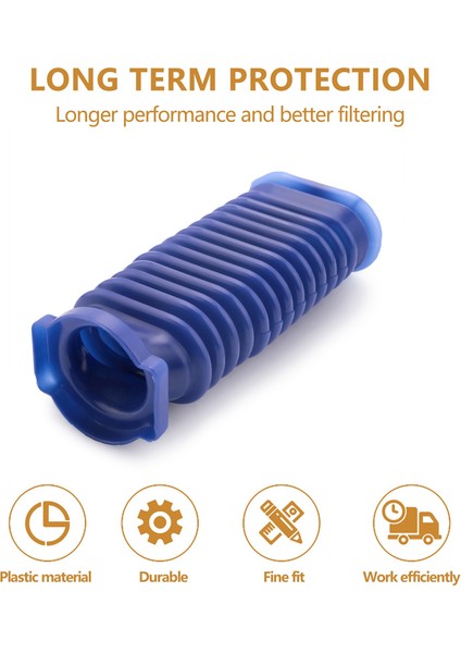 V8 V10 V11 Elektrikli Süpürge Yedek Parçaları Için Tambur Emiş Mavi Hortum Bağlantı Parçaları (Yurt Dışından)