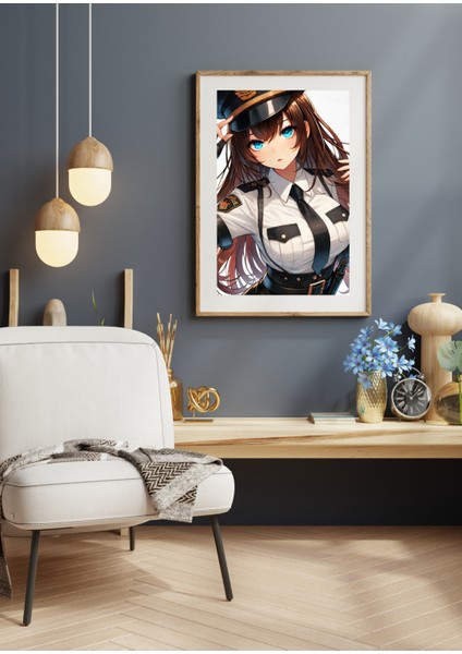 Ti-Play Zaka Anime Series Yvianne AS44 35X50 Çerçevesiz Karton Poster Uv Baskı