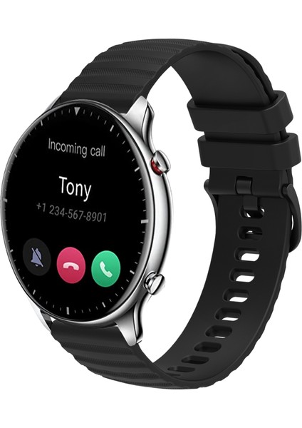 Amazfit Gtr 2 Için 22MM Renkli Silikon Saat Bandı (Yurt Dışından)