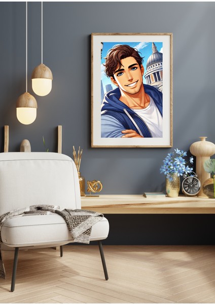 Ti-Play Zaka Anime Series Thalyss AS81 35X50 Çerçevesiz Karton Poster Uv Baskı
