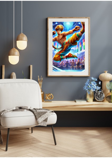 Ti-Play Zaka Anime Series Dorynth AS156 35X50 Çerçevesiz Karton Poster Uv Baskı