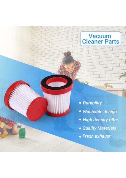 VC01 El Tipi Elektrikli Süpürge Aksesuarları Için 5 Adet Filtre Yedek Taşınabilir Toz Toplayıcı (Yurt Dışından)