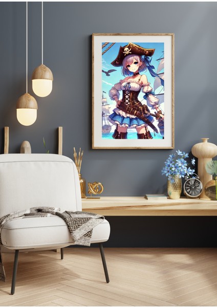 Ti-Play Zaka Anime Series Thalyon AS111 35X50 Çerçevesiz Karton Poster Uv Baskı