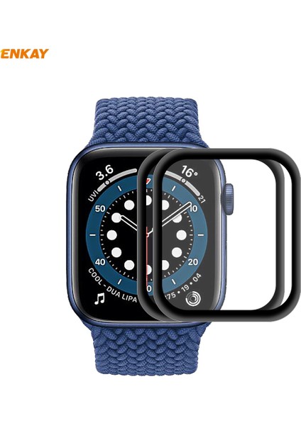 Apple Watch S 6/5/4/se 44MM Için 2 Adet Apple Watch Serisi 6/5/4/se 44MM Için Tam Ekran Film (Yurt Dışından)