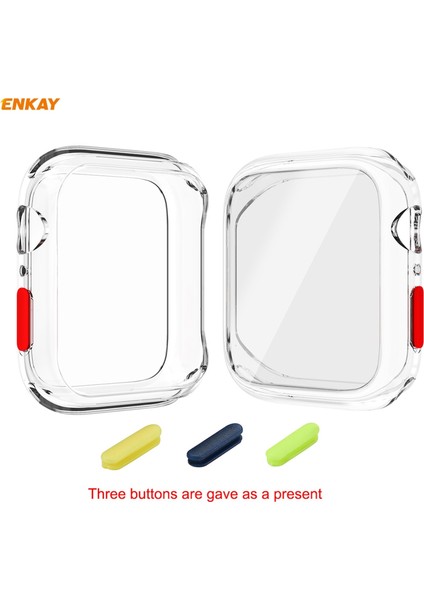 Apple Watch S 6/5/4/se 44MM Için Tpu Kılıf + Gl Film Apple Watch Serisi 6/5/4 / Se 44MM Için (Yurt Dışından) fiyatları