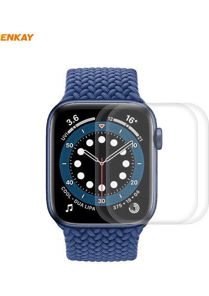 Apple Watch S 6/5/4/se 44MM Için 2 Adet Apple Watch Serisi 6/5/4/se 44MM Için Tam Ekran Film (Yurt Dışından)
