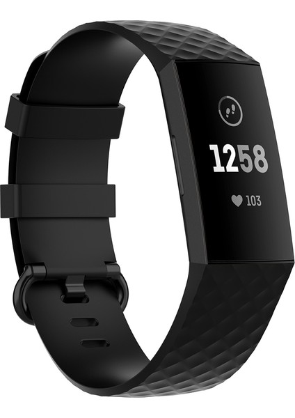 Fit Charge 4 / Charge 3 / Charge 3 Se Için Renkli Tokalı Tpu Bilek Kayışı Saat Bandı, Boyut: S(Beyaz) (Yurt Dışından)