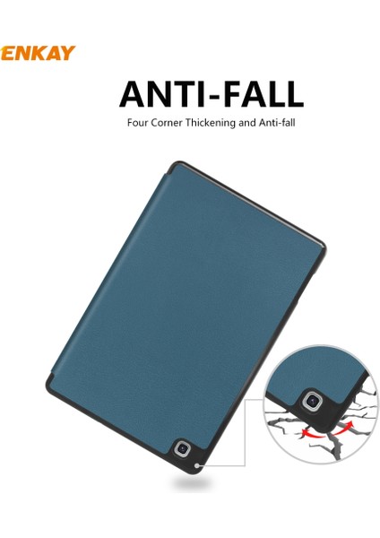 Tab S6 P610 / P615 Samsung Galaxy Tab S6 Lite Için Kalem Yuvalı Akıllı Kılıf (Yurt Dışından)
