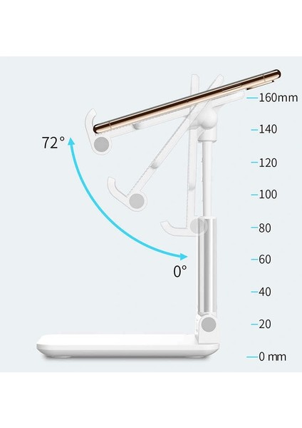 Redclick Ms-11 Yükseklik ve Eğim Ayarlı Apple Samsung Xiaomi Tablet Telefon Standı Tutucu