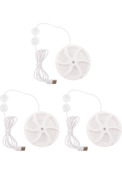 3 Adet Mini Çamaşır Makinesi USB Iki Yönlü Döner Türbin Taşınabilir Çamaşır Makinesi Çorap Iç Çamaşırı Seyahat Için (Yurt Dışından) fiyatları