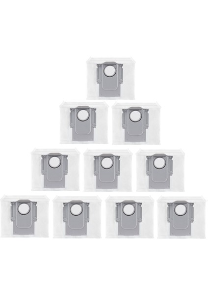 10 Adet Toz Torbası Xiaomi Roborock Q7 MAX/Q7MAX +/T8/G10S/G10SPRO Robotlu Süpürge Toz Kaldırmak Yedek Parçalar (Yurt Dışından)