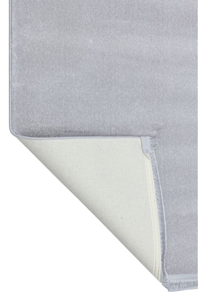 Apex Yoga 5012 Gri Düz Desensiz Gri Halı