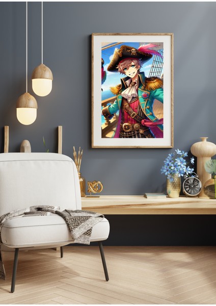 Ti-Play Zaka Anime Series Zevior AS191 35X50 Çerçevesiz Karton Poster Uv Baskı