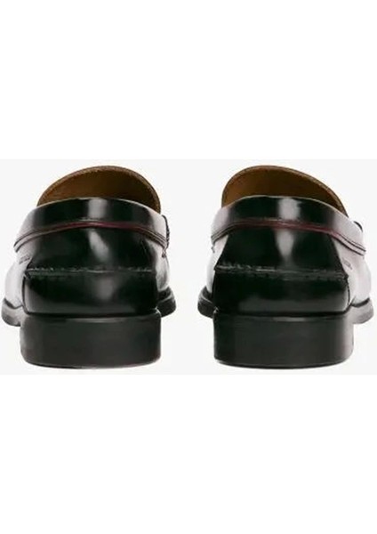 Tommy Jeans Erkek Siyah Deri Loafer Ayakkabı