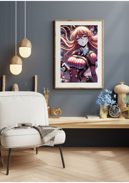 Ti-Play Zaka Anime Series Vorylis AS195 35X50 Çerçevesiz Karton Poster Uv Baskı